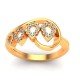 Pear Gold Ring