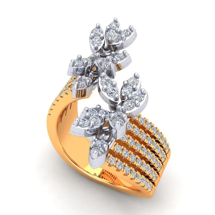 Fake Diamond Rings Moissanite | Gema&Co
