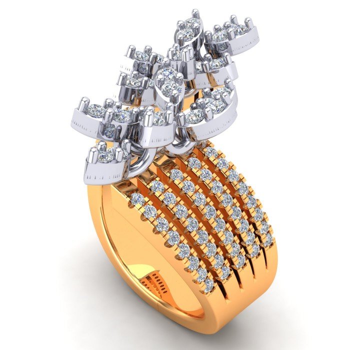 Cocktail Rings Artificial Diamond