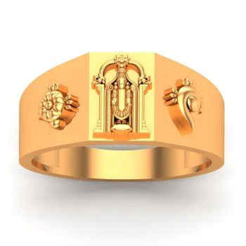 Lord Balaji Ganesh Gold Ring - YouTube