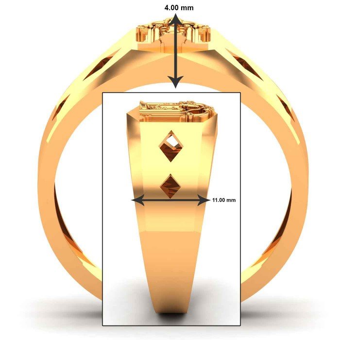 Square Balaji Men Ring Square Balaji Men Ring