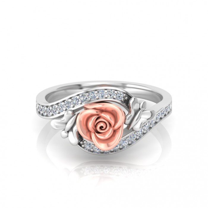 Butterfly Rose Ring