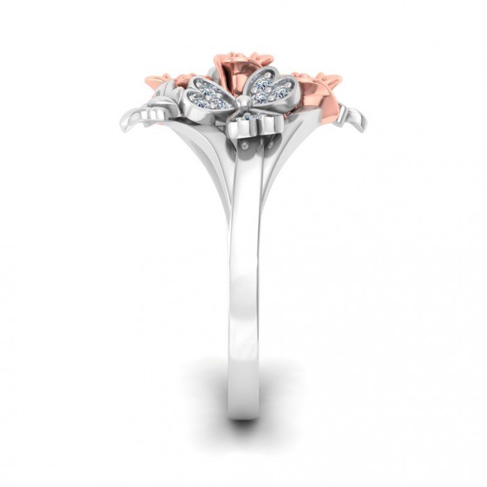 Heart Rose Ring Heart Rose Ring