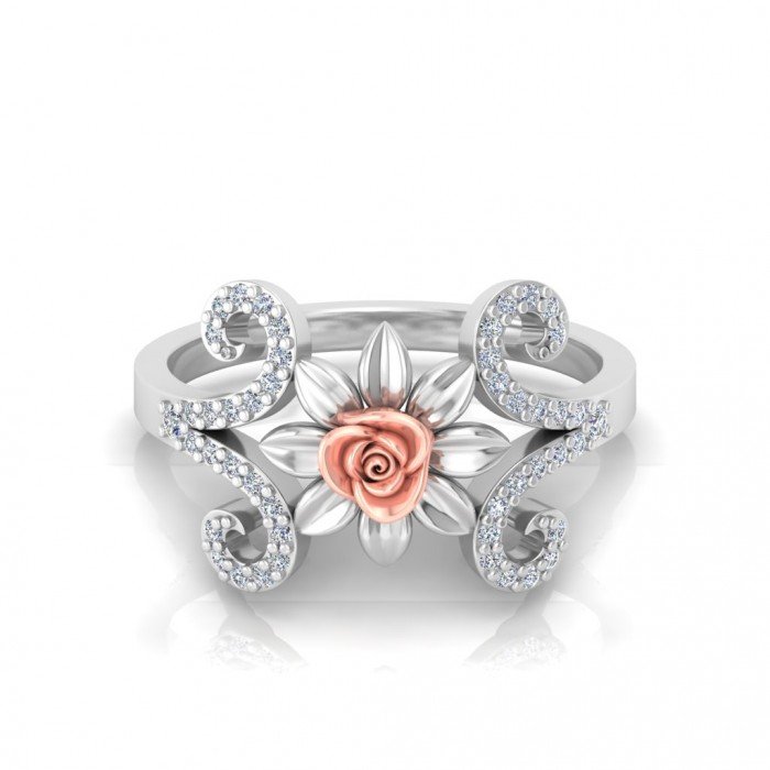 Flower Rose Ring