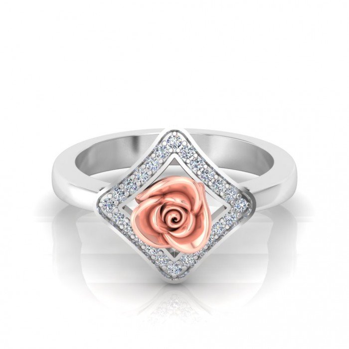 Square Rose Ring