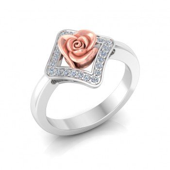 Square Rose Ring