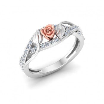 Leaves Rose Ring