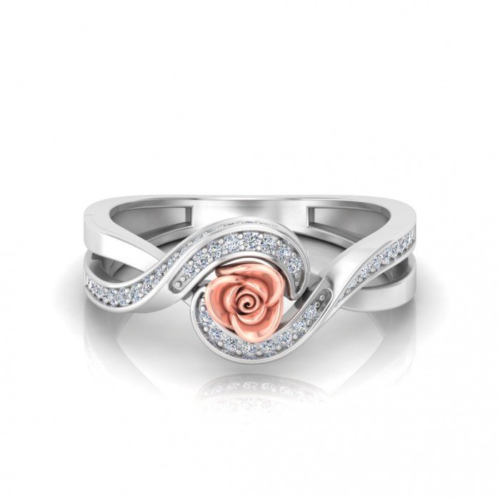 Cross Rose Ring