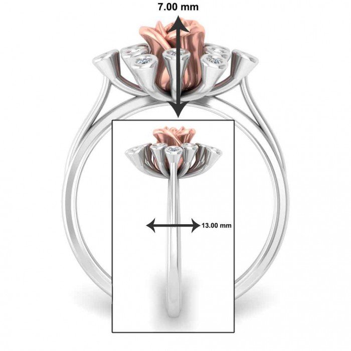 Cactus Rose Ring