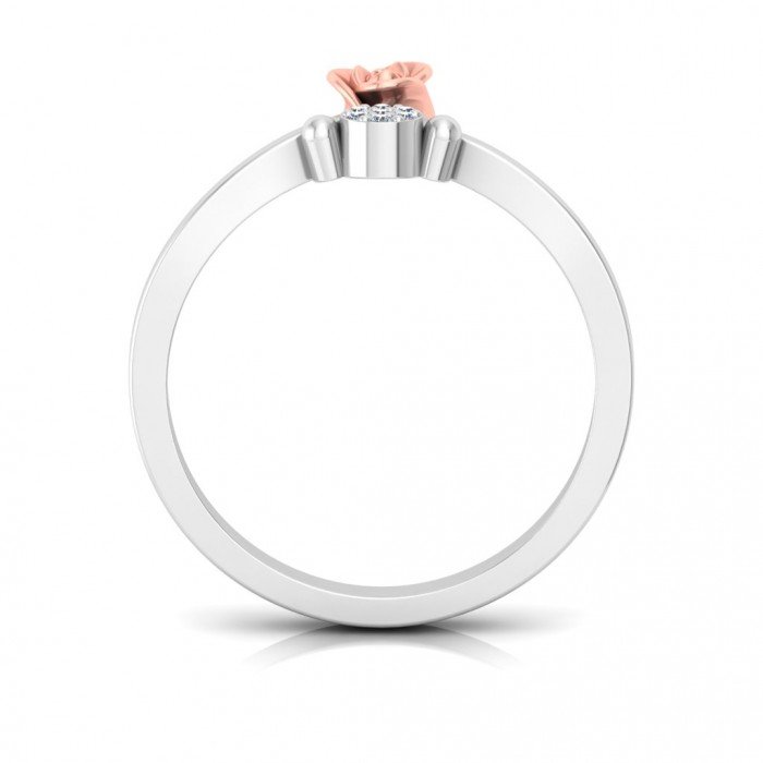 Round Cluster Rose Ring