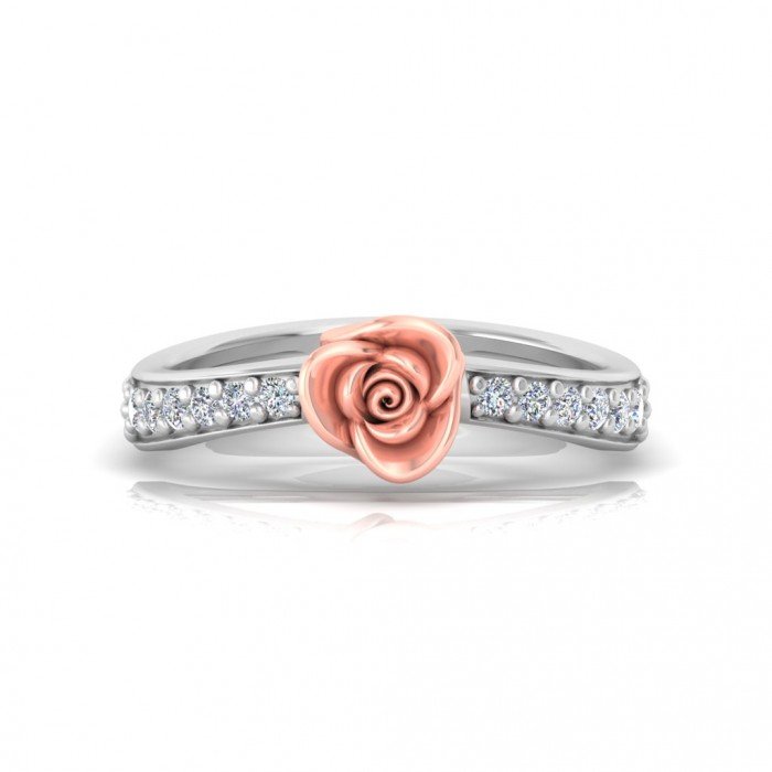 Single Rose Gold Ring