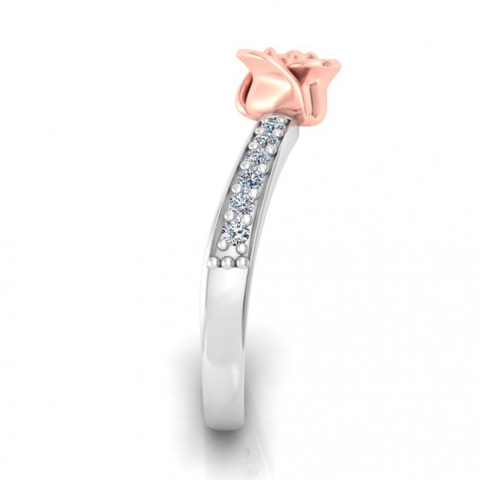 Single Rose Gold Ring