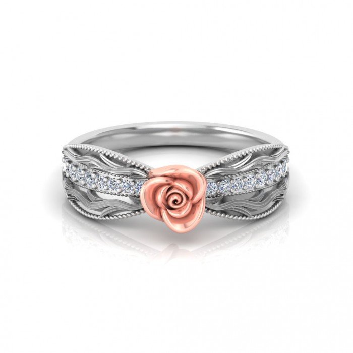 Twisted Rose Ring