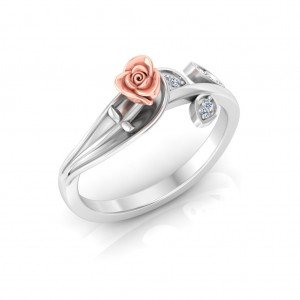 Glitter Rose Ring