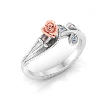 Glitter Rose Ring