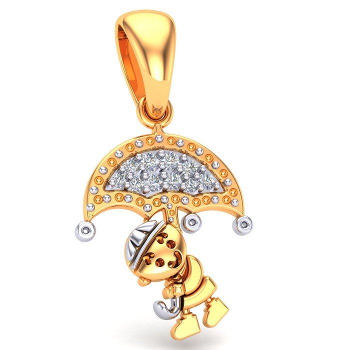 Baby Pendant Gold