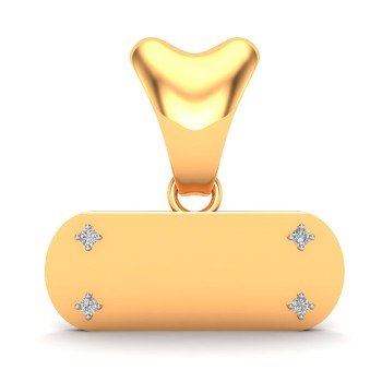 Plan Gold Pendant