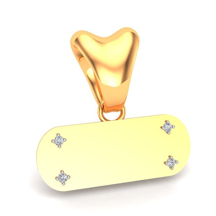 Plan Gold Pendant