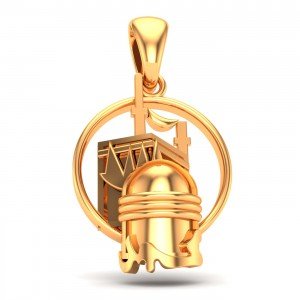 Makka Madina Gold Pendant