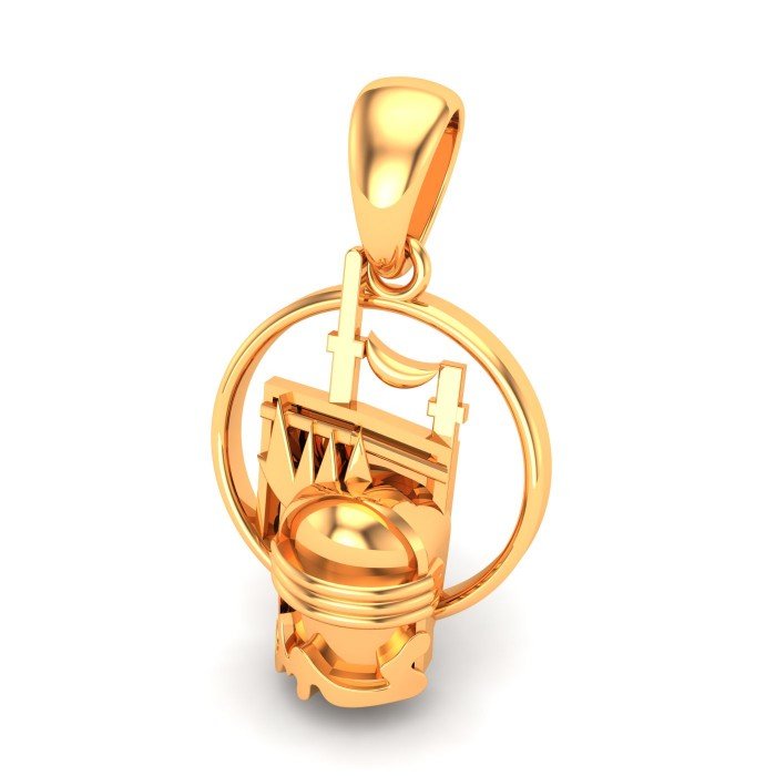 Makka Madina Gold Pendant