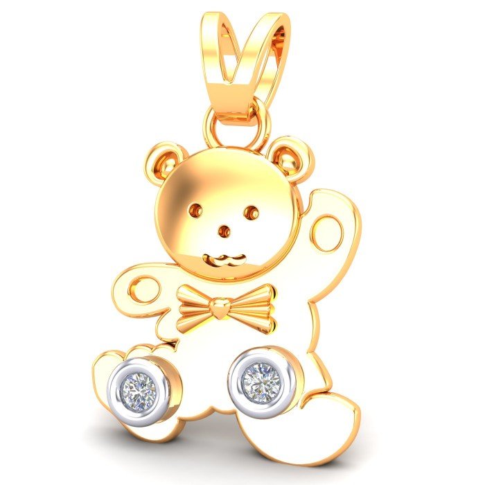 Teddy Kids Gold Pendant