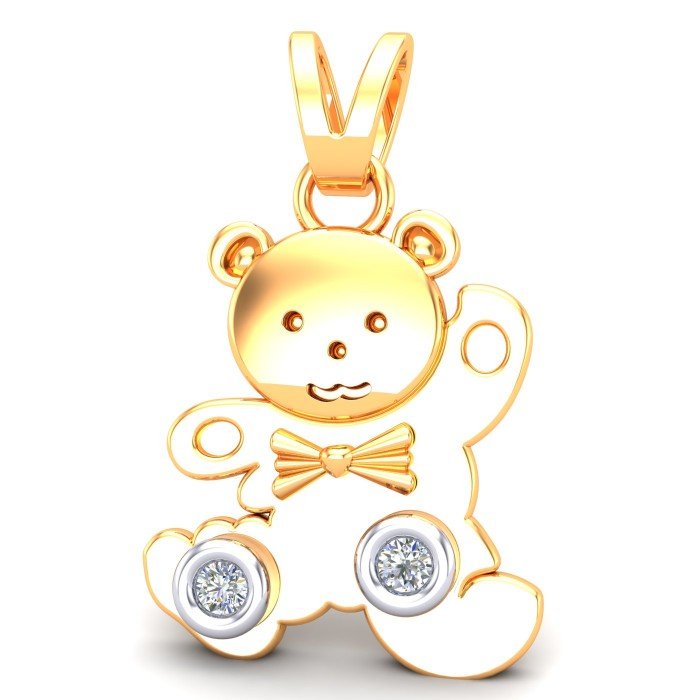 Teddy Kids Gold Pendant