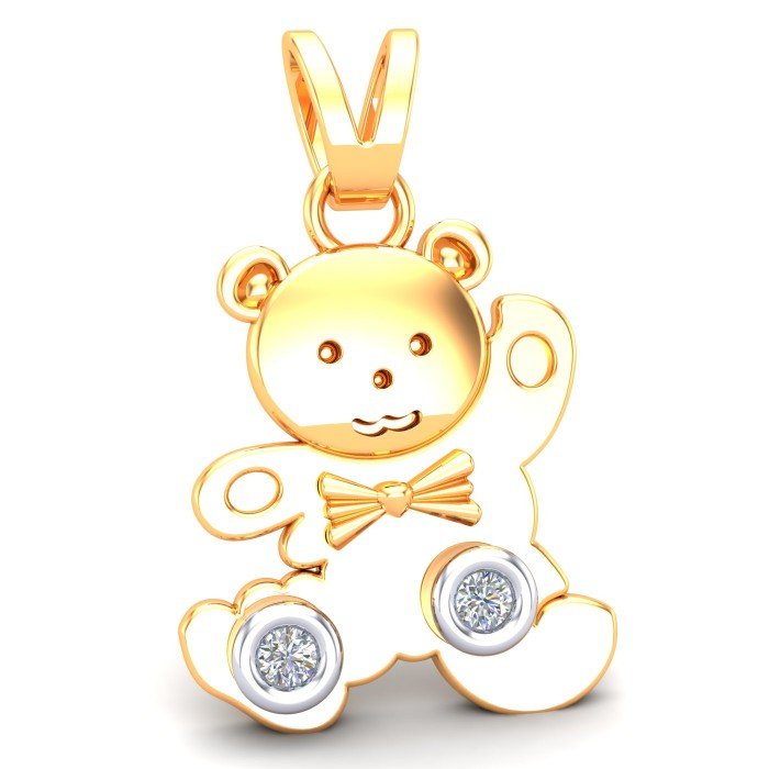 Teddy Kids Gold Pendant