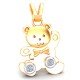 Teddy Kids Gold Pendant