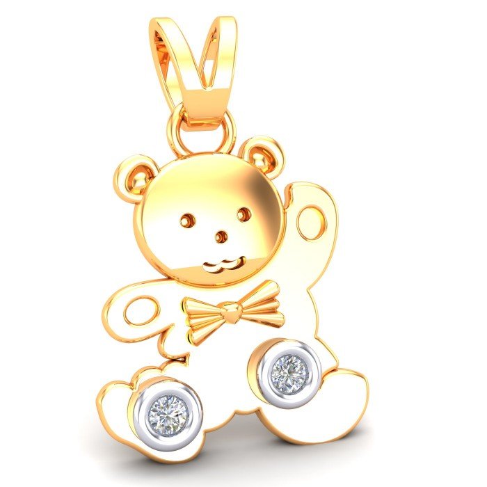 Teddy Kids Gold Pendant