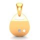 Cute Kids Gold Pendant