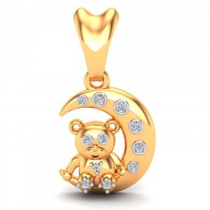 Kids Beer Gold Pendant