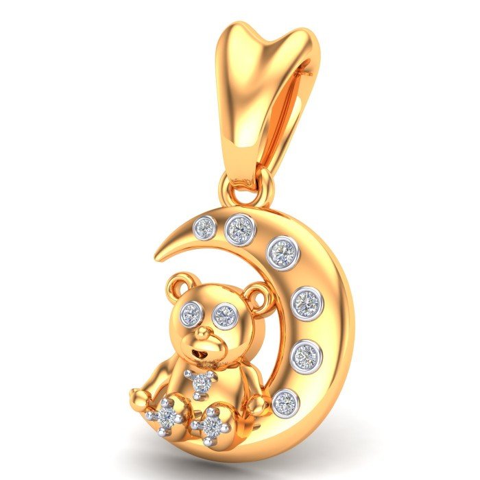 Kids Beer Gold Pendant