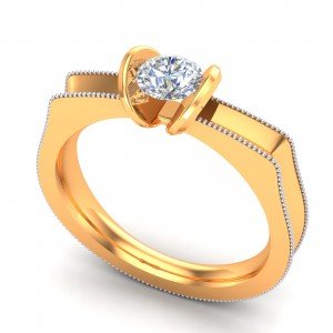 Men Solitaire Ring