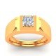 Gold Gents Solitaire Ring