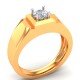 Gold Gents Solitaire Ring