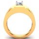 Gold Gents Solitaire Ring