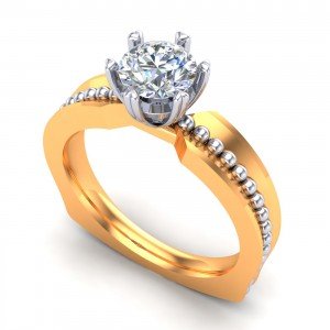 King of Diamond Solitaire Ring