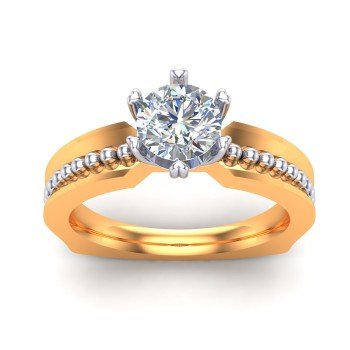 King of Diamond Solitaire Ring