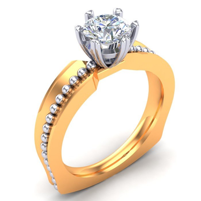 King of Diamond Solitaire Ring
