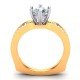 King of Diamond Solitaire Ring