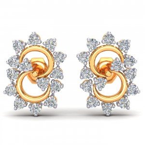 Classic American Diamond Stud Earring