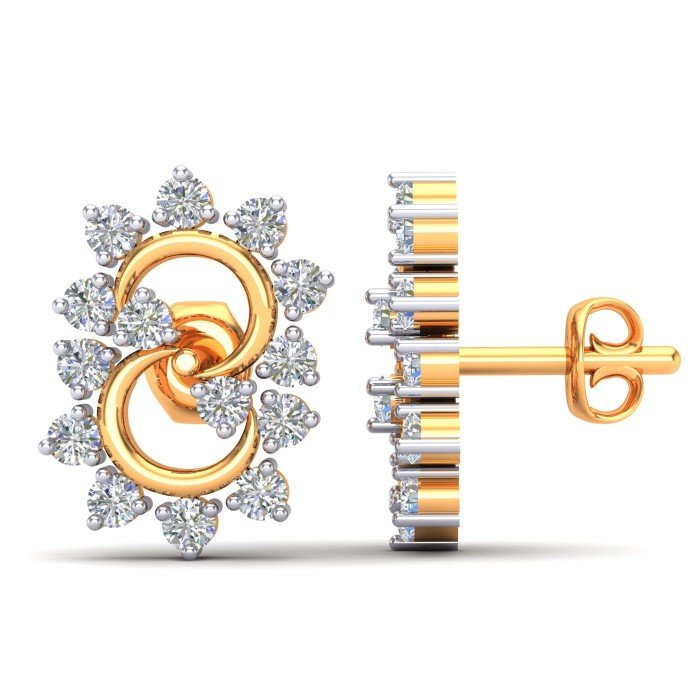 Classic American Diamond Stud Earring