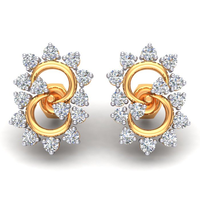 Classic American Diamond Stud Earring