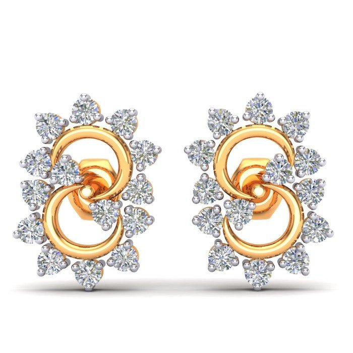 Classic American Diamond Stud Earring