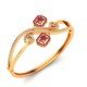 Ruby Wedding Oval Bracelet