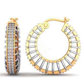 Stylish Wedding Hoop Earring