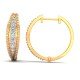 Round Hoop Earring Gold