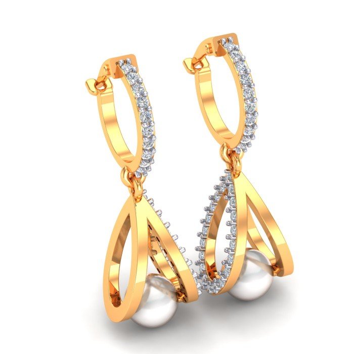 Pearl Hoop Earring