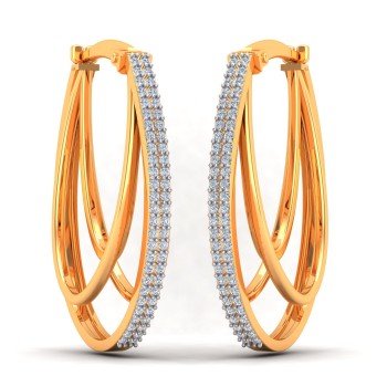 Sparkle Hoop Earrings