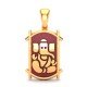 Enamel Gold Ganesh Ji Pendant